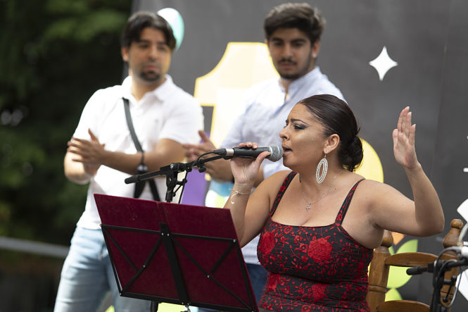 Imagen de la actuación de Irene Molina (MILNOFF) 