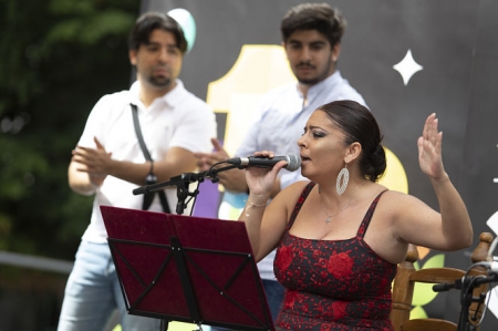 Imagen de la actuación de Irene Molina (MILNOFF) 