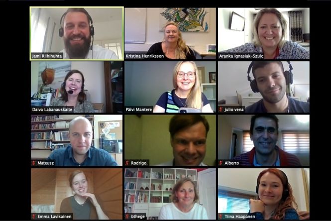 Imagen de la reunión telemática (UGR)