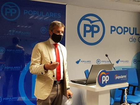 César Díaz durante la rueda de prensa (PP) César Díaz durante la rueda de prensa (PP)