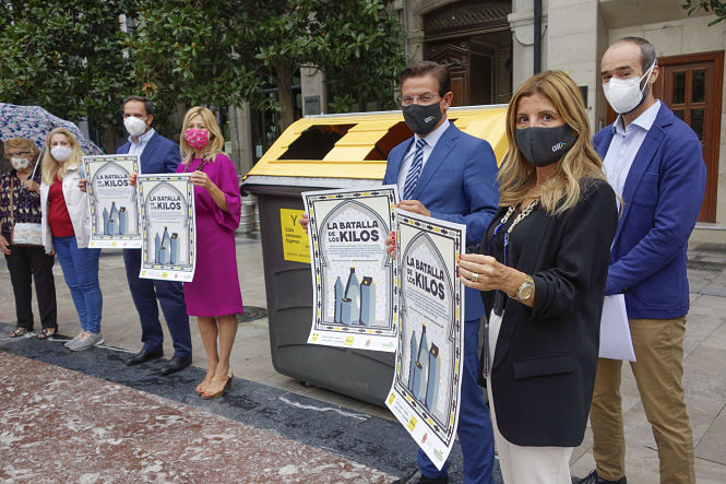 Imagen de la presentación de `La Batalla de los Kilos` (JAVIER ALGARRA /AYUNTAMIENTO) 