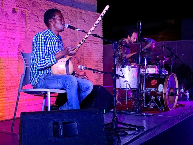 Imagen del concierto celebrado anoche en Huétor Tájar (AYTO. HUÉTOR TÁJAR) 