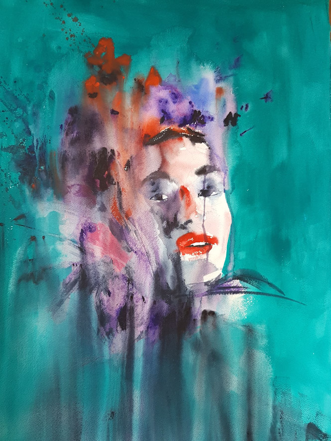 La obre `Songo in Blue` de Mar Aragón (MAR ARAGÓN) 