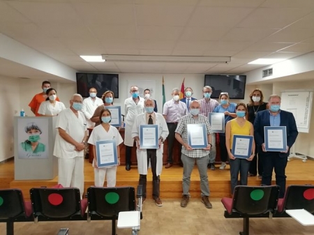 Imagen de la entrega de los certificados (JUNTA) 