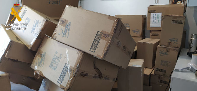 Imagen del material recuperado (GUARDIA CIVIL)