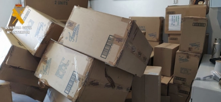 Imagen del material recuperado (GUARDIA CIVIL)