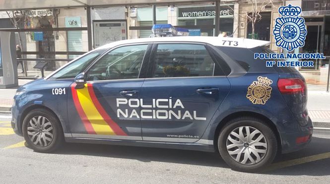 Imagen de un vehículo policial (POLICÍA NACIONAL)