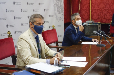 Los portavoces del equipo de gobierno local, César Díaz y Manuel Olivares (AYUNTAMIENTO) Los portavoces del equipo de gobierno local, César Díaz y Manuel Olivares (AYUNTAMIENTO)