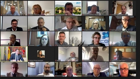 Imagen de la reunión telemática (CGE)