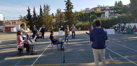 Ensayo de la Escuela Municipal de Música (AYTO. MONACHIL)