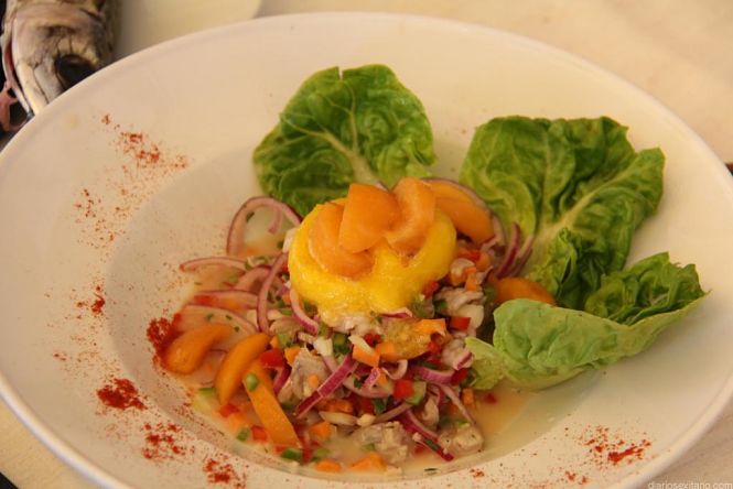 Plato preparado con subtropicales (AYTO. ALMUÑÉCAR)