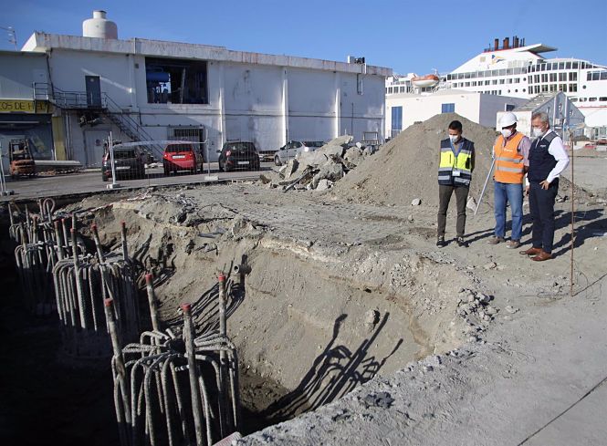 Visita a las obras de la remodelación del puerto pesquero de Motril (PUERTO DE MOTRIL) 