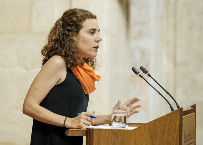 La parlamentaria andaluza de Adelante, Ana Villaverde (ADELANTE) 