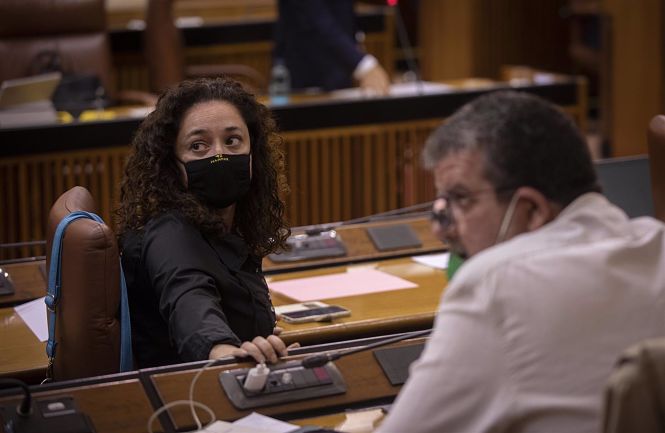 La portavoz parlamenta de Adelante Andalucía, Inmaculada Nieto, en una foto de archivo (MARÍA JOSÉ LÓPEZ - EUROPA PRESS)