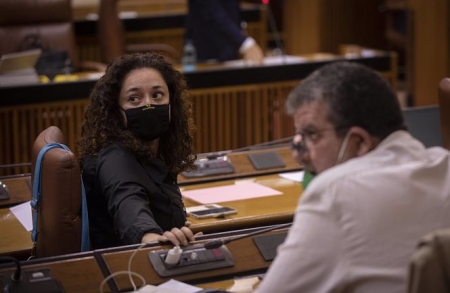 La portavoz parlamenta de Adelante Andalucía, Inmaculada Nieto, en una foto de archivo (MARÍA JOSÉ LÓPEZ - EUROPA PRESS)