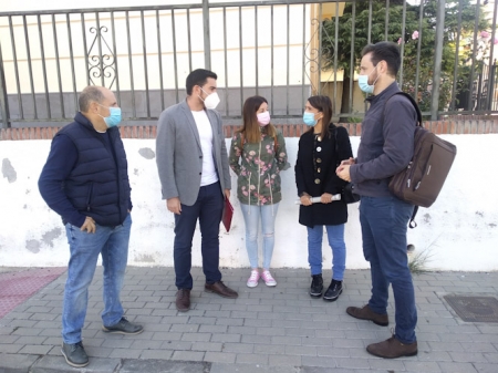Miembros del PSOE en su visita a Dúrcal (PSOE)