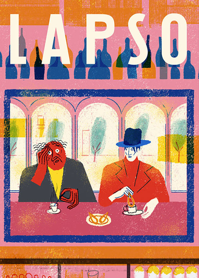 Una de las gráficas de Lapso (CERVEZAS ALHAMBRA)