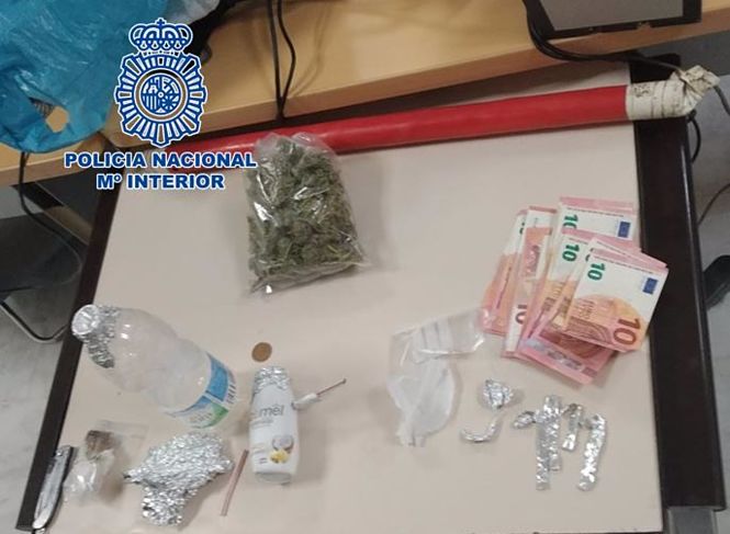 Marihuana incautada en una intervención en Motril (POLICÍA NACIONAL)