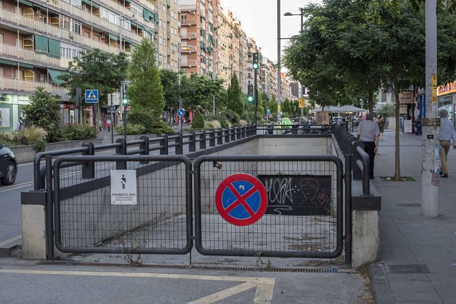 Imagen del aparcamiento del Camino de Ronda (JUNTA)