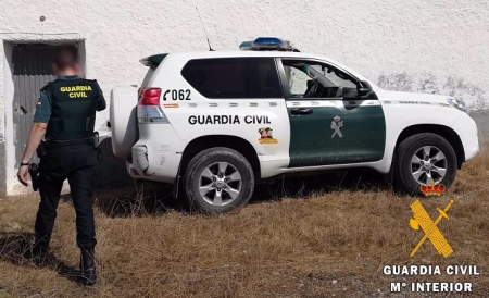 Vehículo de la Guardia Civil