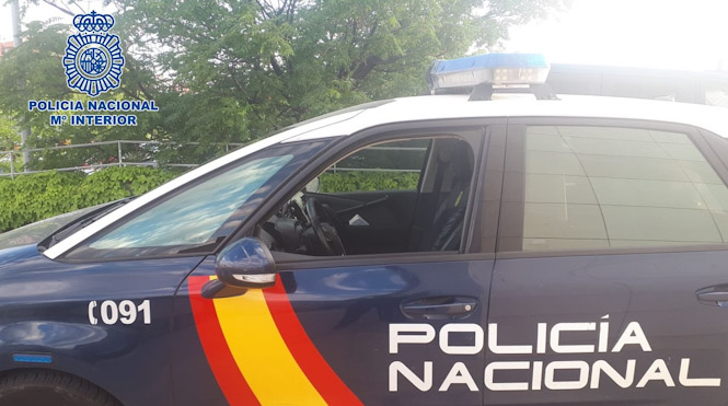 Imagen de un vehículo policial (POLICÍA NACIONAL)