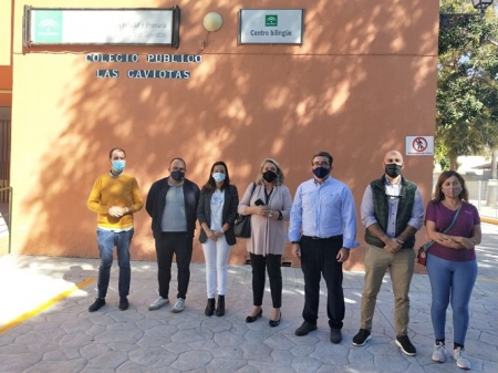 Visita institucional al Colegio Las Gaviotas (AYTO. ALMUÑECAR) 