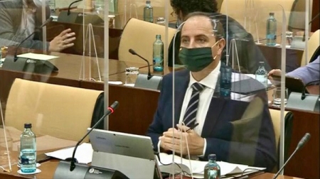 El parlamentario andaluz de VOX, Francisco Ocaña (VOX) 