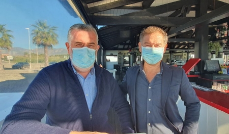 Francisco Trujillo y José Lemos han hecho balance de la situación de los chiringuitos (ASOCIACIÓN DE CHIRINGUITOS)