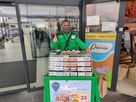 Fernando Sánchez, vendedor de la ONCE en Baza (ONCE)
