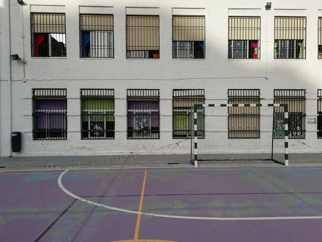 Patio del Colegio Andrés Segovia (AMPA AMANECER)