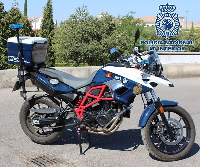 Motocicleta de la Polícia Nacional (POLICÍA NACIONAL)