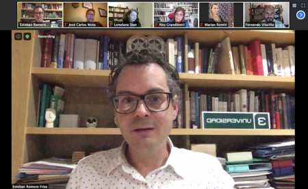 Imagen de la reunión telemática (UGR) Imagen de la reunión telemática (UGR)