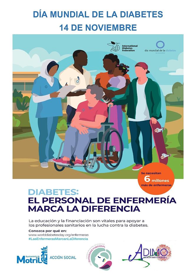 Cartel del Día Mundial de la Diabetes (AYTO. MOTRIL)