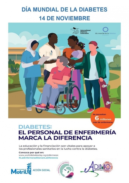 Cartel del Día Mundial de la Diabetes (AYTO. MOTRIL)