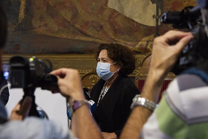 La rectora de la UGR, Pilar Aranda (UGR)
