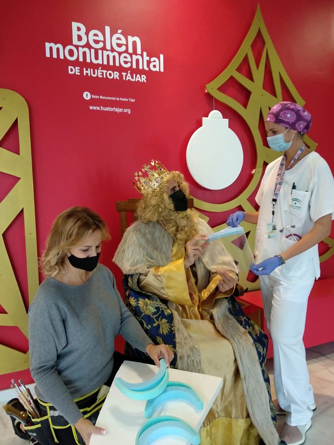 Preparación de las pantallas protectoras (AYTO. HUÉTOR TÁJAR) 