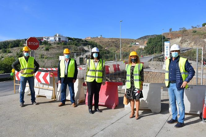 Visita a las obras de construcción del colector de aguas residuales de Molvízar (Granada) (JUNTA DE ANDALUCÍA)