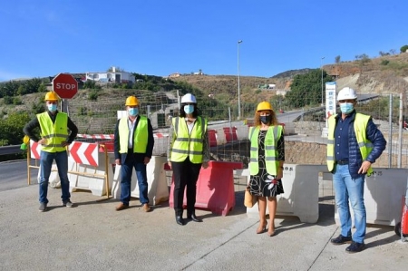 Visita a las obras de construcción del colector de aguas residuales de Molvízar (Granada) (JUNTA DE ANDALUCÍA)
