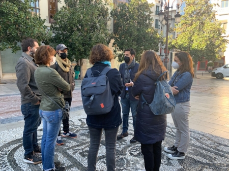 Imagen de la reunión con los hosteleros (PSOE) Imagen de la reunión con los hosteleros (PSOE)