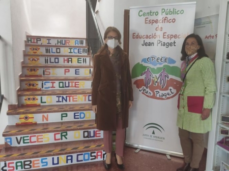 Visita de Ana Berrocal al Centro Jean Piaget (JUNTA)