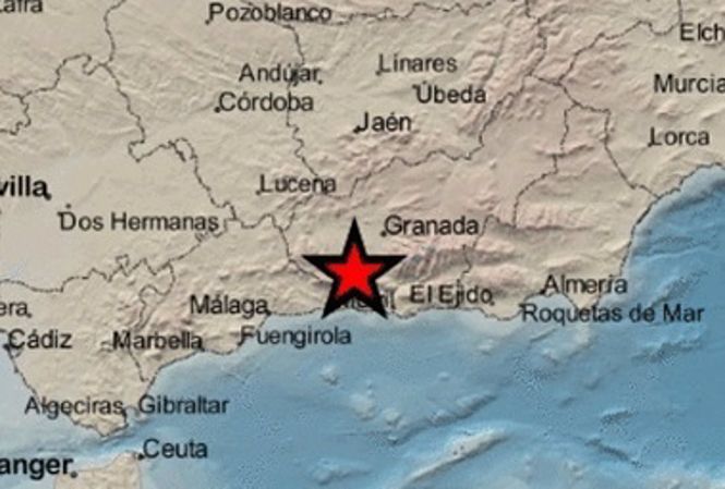 Mapa del 112 sobre el seísmo (112) 