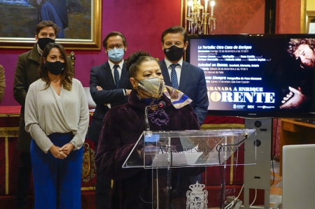 Presentación del homenaje a Enrique Morente (JAVIER ALGARRA / AYUNTAMIENTO)