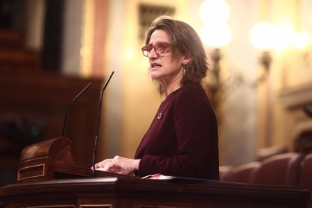 La vicepresidenta cuarta y ministra para la Transición Ecológica, Teresa Ribera, en imagen de archivo (EUROPA PRESS/E. PARRA)