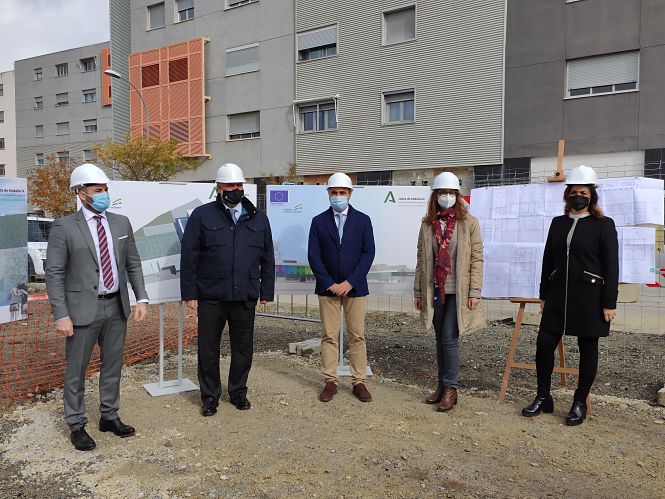 Visita a las obras del nuevo COlegio de ALhendín (JUNTA)