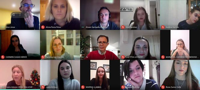 Imagen de la presentación telemática (UGR)