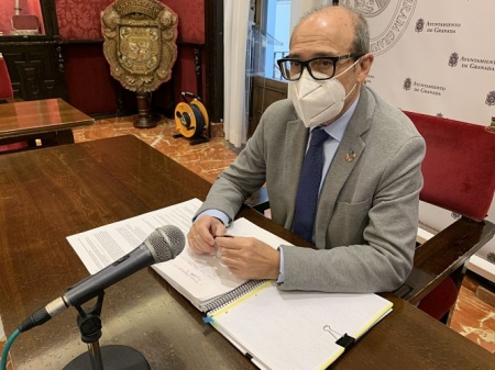 El concejal del PSOE, José María Corpas en rueda de prensa (PSOE) El concejal del PSOE, José María Corpas en rueda de prensa (PSOE)
