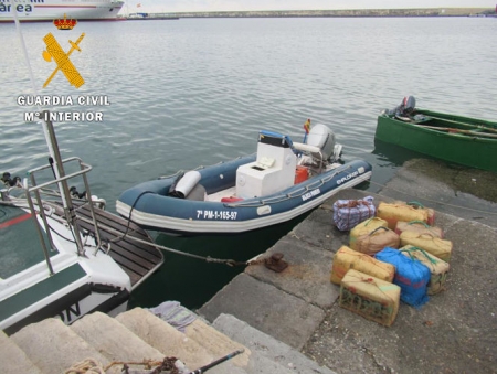 Imagen de la narcolancha (GUARDIA CIVIL)