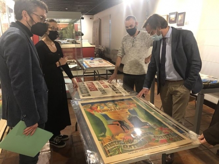 El Delegado de Cultura ha visitado la Casa de los Tiros (JUNTA)