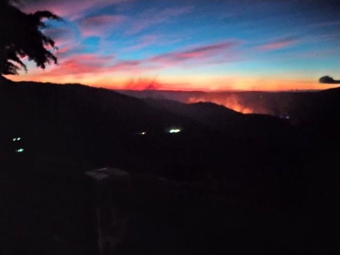 Paraje de Órgiva donde se ha declarado el incendio (INFOCA) 