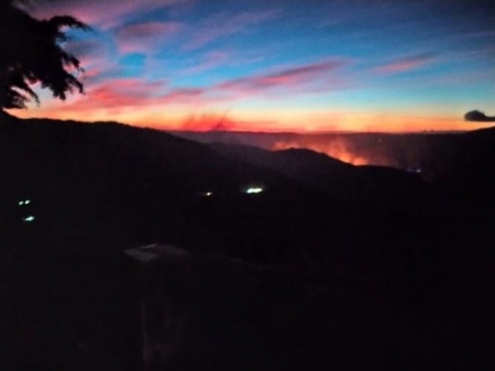 Paraje de Órgiva donde se ha declarado el incendio (INFOCA) 